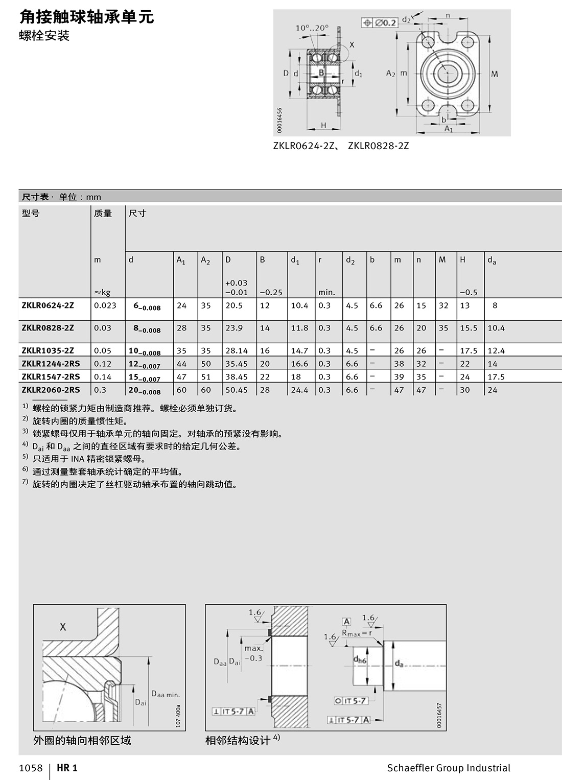 推力角接觸球軸承